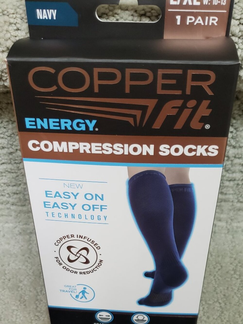 Copper Fit Energy compression socks - L/XL